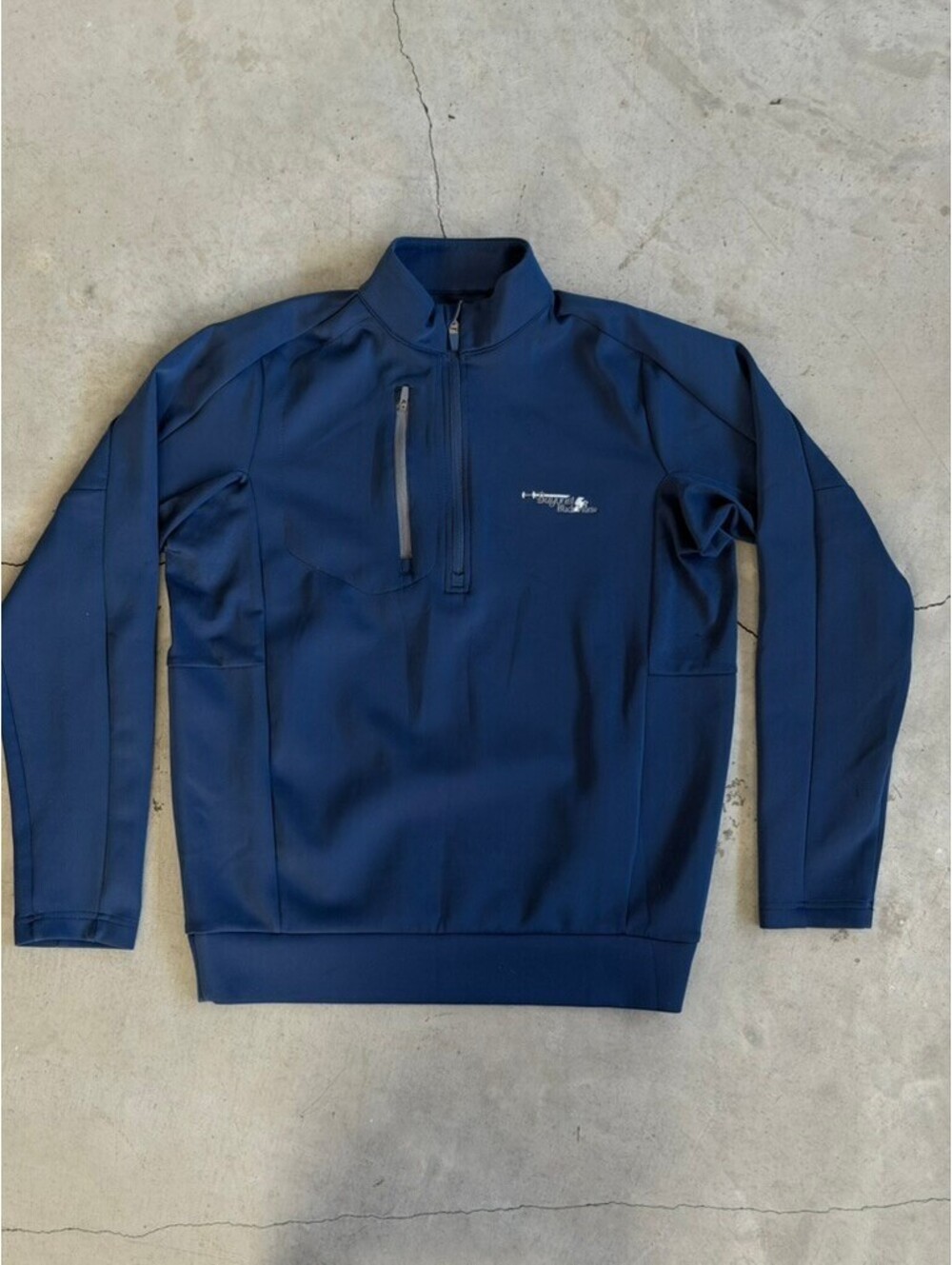 Antigua / Men’s 1/4 Zip Golf Pullover / Navy Blue Size S